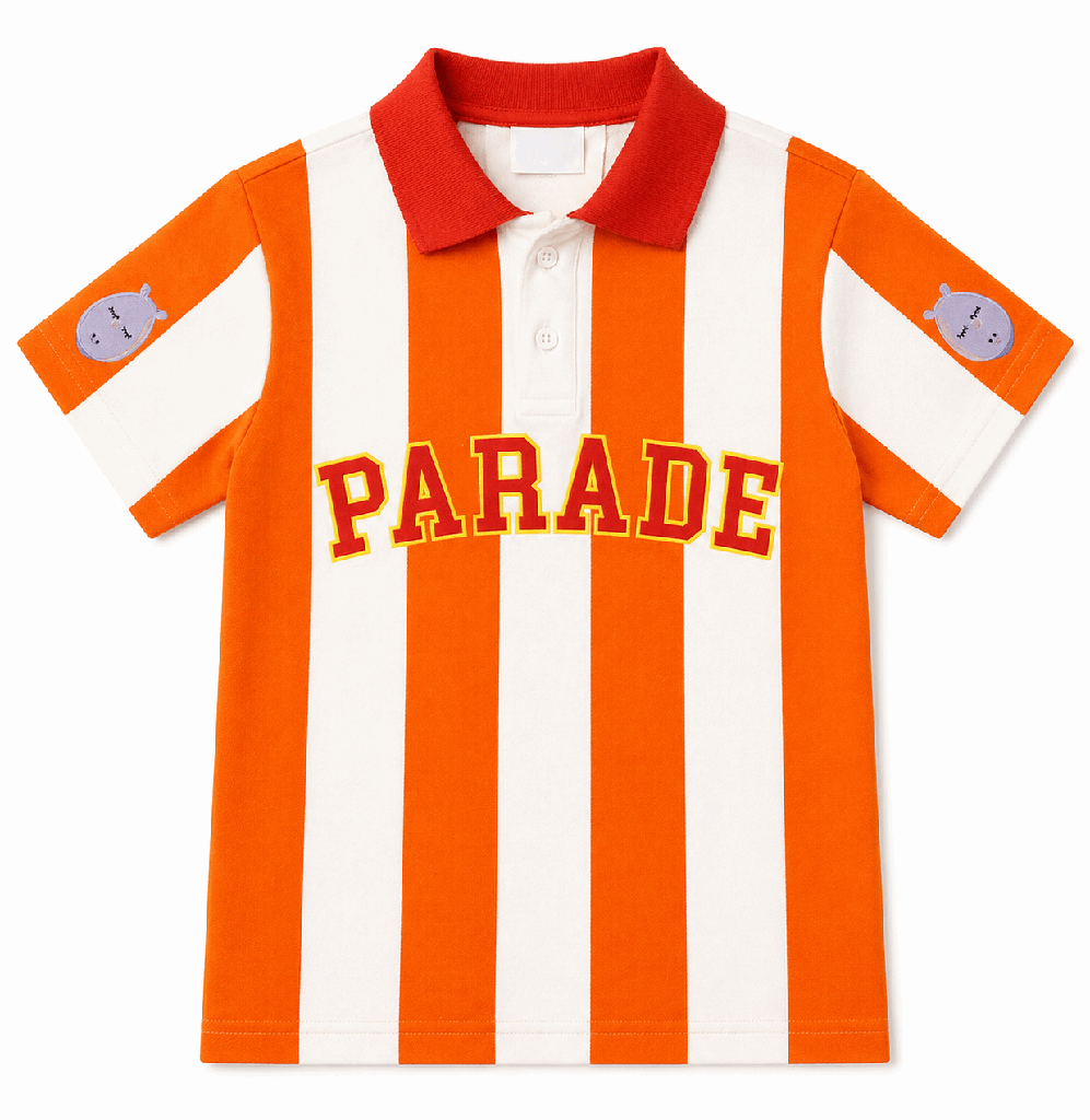 Onyx Polo T-Shirt White/Orange