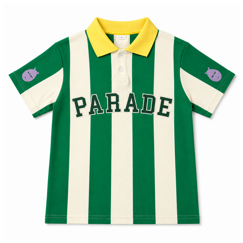 Onyx Polo T-Shirt Green/Ivory 3