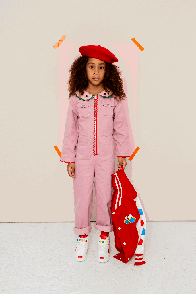Melo Boiler Suit Pink 2